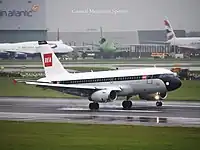 エアバスA319-100（100周年記念 - BEAレトロ塗装）