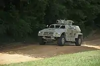 BAEシステムズの提案したヴァランクス JLTV（英語版）。