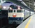 EF65形+14系客車の出雲2号（1997年12月14日）