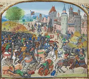 ネヴィルズ・クロスの戦い, 1346