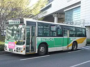 ツーステップ（前期型）ちばフラワーバスKL-HU2PMEA