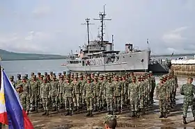 フィリピン海軍の「マンギャン」として運用されている「みほ」