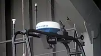 小型船舶用レーダーのレドーム。漁船などにも搭載されている。