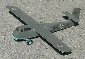 BV 40の模型。