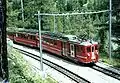 ブリーク-フィスプ-ツェルマット鉄道で列車を牽引するABDeh8/8形電車