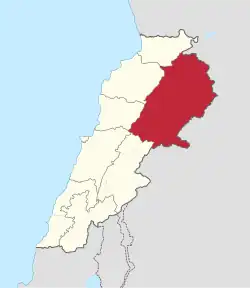 Location of バールベック=ヘルメル県