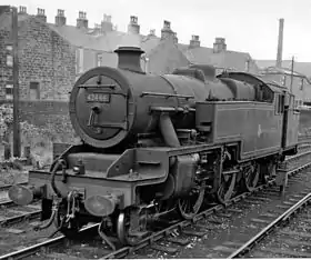 1959年6月、Bacup駅 42444号機関車