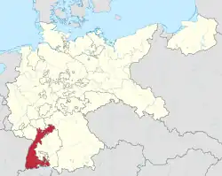 バーデンの位置