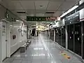 下りホーム（2018年3月）