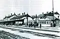 第二次世界大戦で破壊される前の古いヴェルグル駅（1900年）