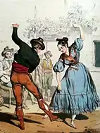 カチューチャを踊るダンサー、書籍挿絵