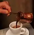 ジェズヴェとコーヒーカップ