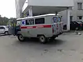 地元の病院前の救急車