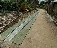 竹の乾燥