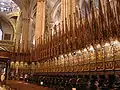 1519年当時の騎士団員の紋章（バルセロナ、サンタ・エウラリア大聖堂内）