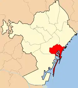 Location of (1)シウタ・ベリャ