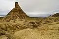 Bardenas Realesの悪地、 ナバラ州 スペイン