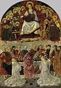 聖トマスにベルトを渡す昇天の聖母 (c.1475)　Museo diocesano (Cortona)