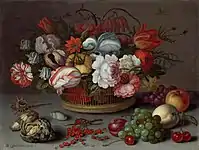 『籠に入った花』（1622年頃）ナショナル・ギャラリー (ワシントン)