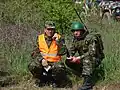 同じく歩兵第191大隊所属の通信兵(2010年4月26日)
