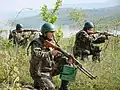 演習を行う歩兵第191大隊所属の兵士ら(2010年4月26日)