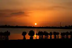 バッティカロア・ラグーンの夕陽