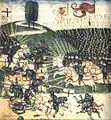 1410年7月15日、グルンヴァルトの戦いの図
