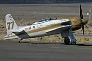 リノ・エアレース アンリミテッド部門の強豪機として知られる、F8F-2改造のレーサー機、“レァ・ベァ”
