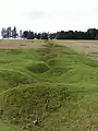 第一次世界大戦中の塹壕が保存されている