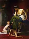アンリ・クラッグマン（Henri Klagmann）『メディアと子供たち』（1868） ナンシー美術館所蔵