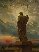 皇帝の像