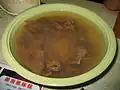 薄切り牛肉の羹(福建料理)