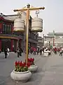 鳥かごを模した街灯