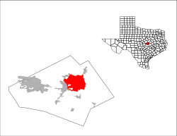 ベル郡内の位置