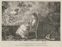 A.ドーデ作 "Contes Naïfs" の挿絵エミール・ベナッシ画