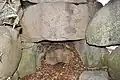 玄室（羨道方向）