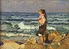 「海辺」(1920)