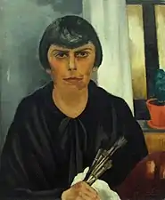 絵筆を持つ自画像 (1929)