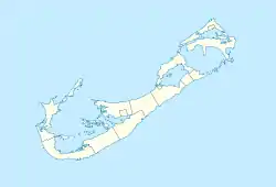 バミューダ国際空港の位置