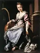 ベルナルド・ストロッツィ『聖チェチリア』1620年⁻1625年頃