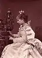 戯曲「リュイ・ブラス」において女王を演じるサラ・ベルナール、1879年