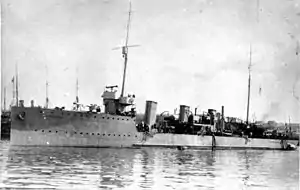 艦隊水雷艇「ベスポコーイヌイ」(1915年)。