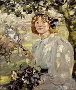 (画)ベッシー・マクニコル Under The Apple Tree (1899)