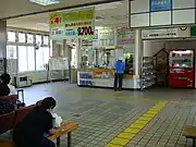 待合室(キヨスク閉店後・有人駅時代)