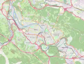 ソロサウレ地区の位置（ビルバオ内）
