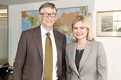 ビル・ゲイツと(2015年6月24日)