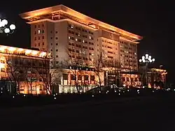 浜海県政府の夜景