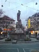 旧ヘッセン大公国・ダルムシュタットに建てられたビスマルク像。2009年撮影。
