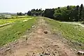 後円部から前方部を望む