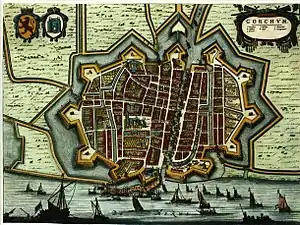 1652年発行のホルクムの地図